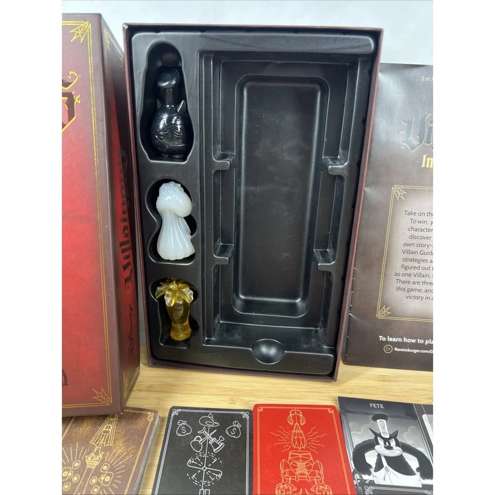 Disney‎ Villainous Replacement Parts Pete Board Cards Tokens Perfectly Wretched